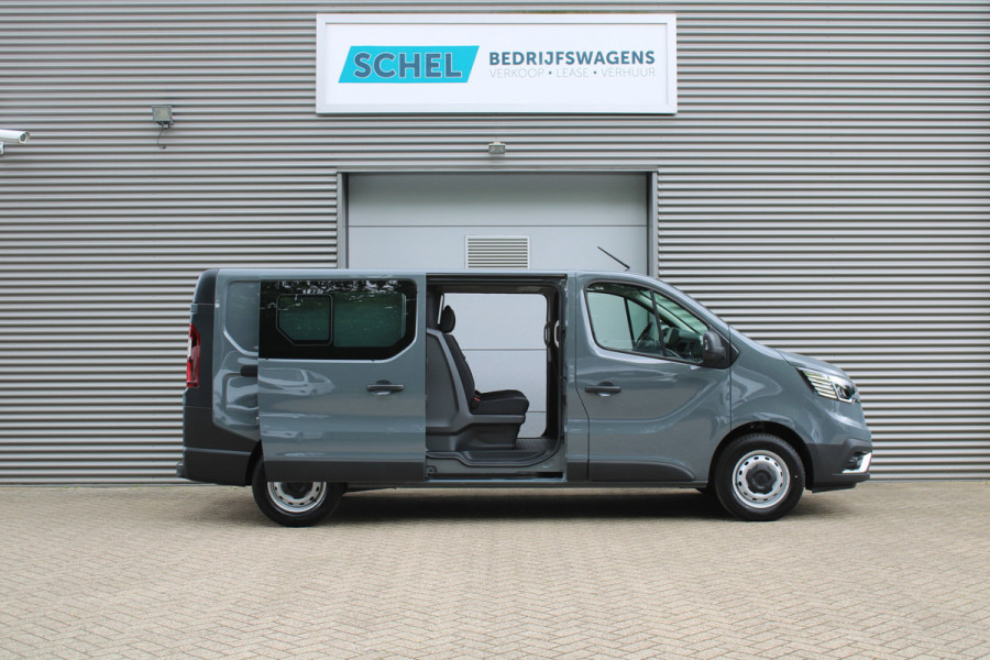 Renault Trafic 2.0 dCi 170pk T29 L2H1 Dubbele Cabine Comfort - 2x Schuifdeur - Navigatie - Climate - Vloerplaat - Rijklaar