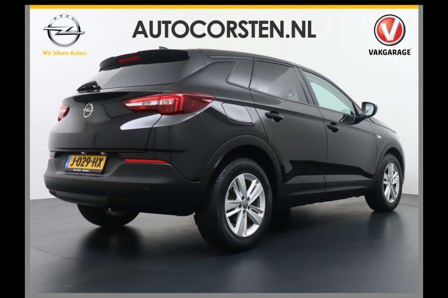 Opel Grandland X T131PK Apple Carplay Android Auto Navi Ecc Bluetooth DAB Led Cruise Control Regen-Licht Sensor PDC LMV Aut.Dim. Spiegel Lane-Ass Comfort Stoelen Priv.Glass Isofix Business Edition EURO6 Orig.NL auto ! 1e eigenaar Dealer onderhouden