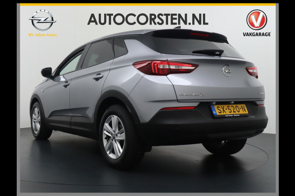 Opel Grandland X T131PK Apple Carplay Android Auto Navi Ecc Bluetooth DAB PDC Lane Assist Regen-licht Sensor Cruise Control LMV Led Elec. Ramen e Navi 5.0 IntelliLink Grootlicht-assistent Verkeersbord detectie Wifi Online Edition 100% Dealeronderhouden 1e eigenaar EURO 6  Orig.NL auto!