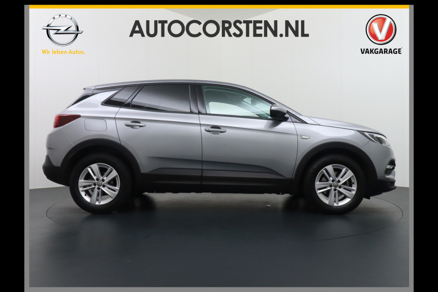 Opel Grandland X T131PK Apple Carplay Android Auto Navi Ecc Bluetooth DAB PDC Lane Assist Regen-licht Sensor Cruise Control LMV Led Elec. Ramen e Navi 5.0 IntelliLink Grootlicht-assistent Verkeersbord detectie Wifi Online Edition 100% Dealeronderhouden 1e eigenaar EURO 6  Orig.NL auto!