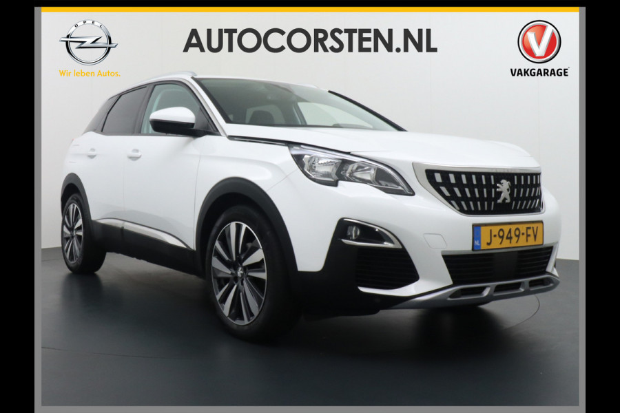 Peugeot 3008 T 131pk Navi Camera Apple Carplay Android 19"LM MirrorLink App Digit.Dashb.Elektr.A-Klep Ecc Keyless Pdc-A+Voor Priv.Glass Visio Virtual Cockpit Alumin.Dakrails 1.2 PureTech Premium Orig.NLauto 1e eigenaar Lease Premium EURO6 1400kg trekvermogen ruim 36.000 nieuw !