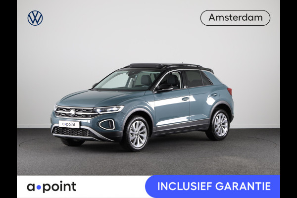 Volkswagen T-Roc 1.5 TSI Style 150 pk Automaat (DSG) | Verlengde garantie | Navigatie | Panoramadak | Achteruitrijcamera | Parkeersensoren (Park assist) |