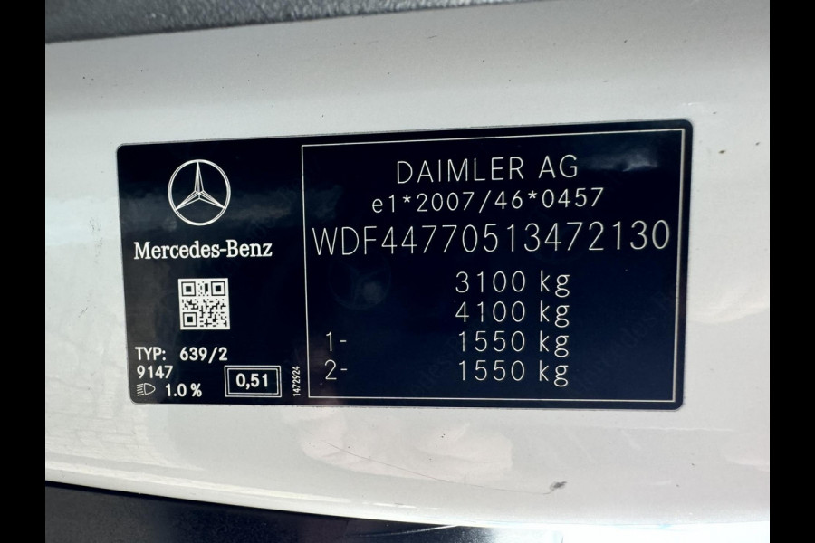 Mercedes-Benz Vito Tourer 109 BlueTEC Extra Lang 9 Persoons Airco Media player Isofix Nette bus