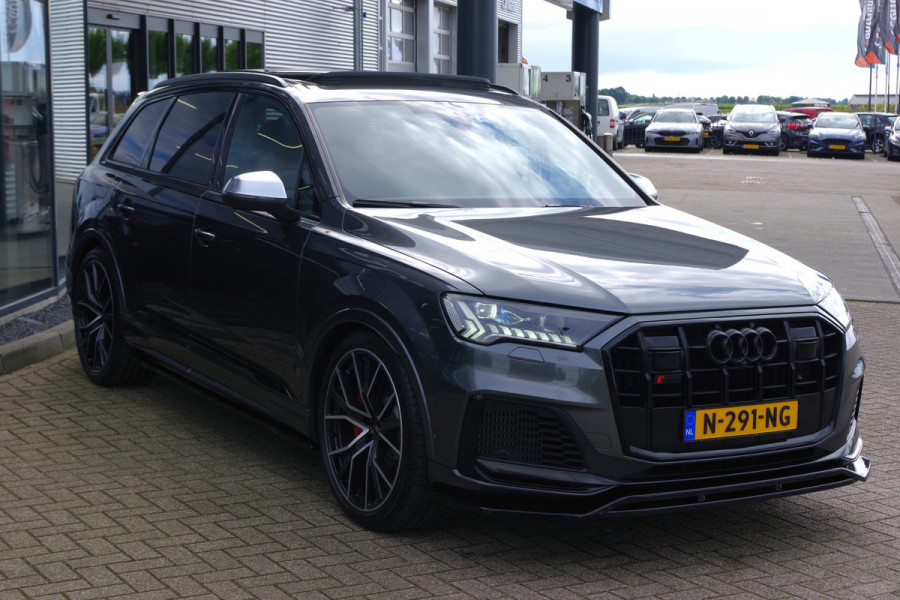 Audi SQ7 4.0 TDI Q7 435 K Quattro 7p, Panoramadak, Trekhaak, 4-Wielsturing, BOSE, Laser-LED, 22" LM