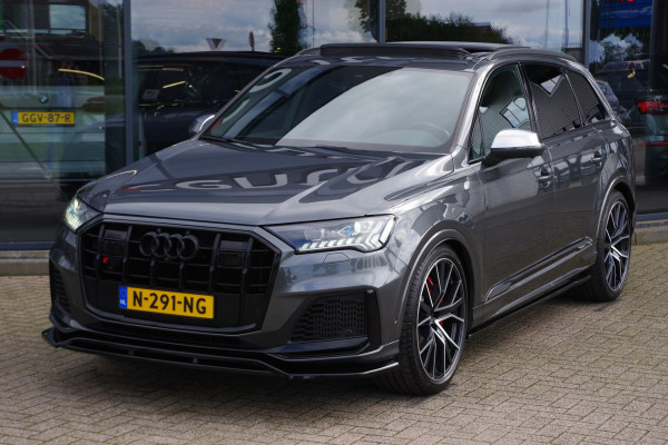 Audi SQ7 4.0 TDI Q7 435 K Quattro 7p, Panoramadak, Trekhaak, 4-Wielsturing, BOSE, Laser-LED, 22" LM