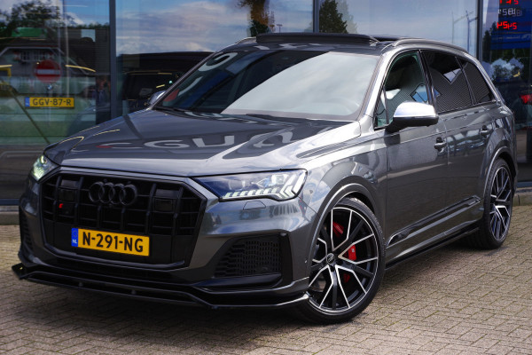 Audi SQ7 4.0 TDI Q7 435 K Quattro 7p, Panoramadak, Trekhaak, 4-Wielsturing, BOSE, Laser-LED, 22" LM