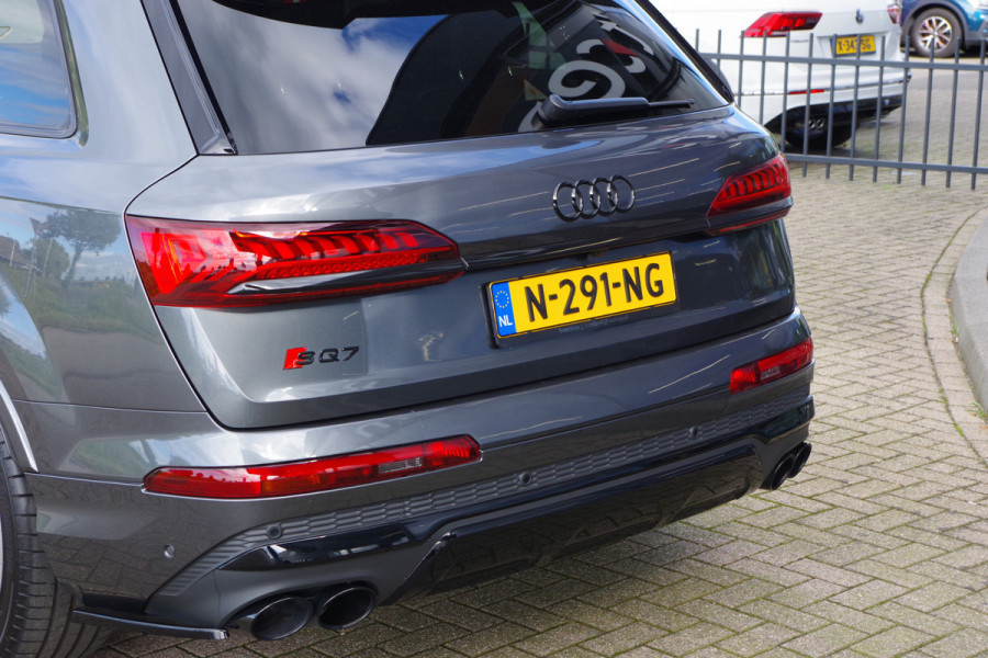 Audi SQ7 4.0 TDI Q7 435 K Quattro 7p, Panoramadak, Trekhaak, 4-Wielsturing, BOSE, Laser-LED, 22" LM