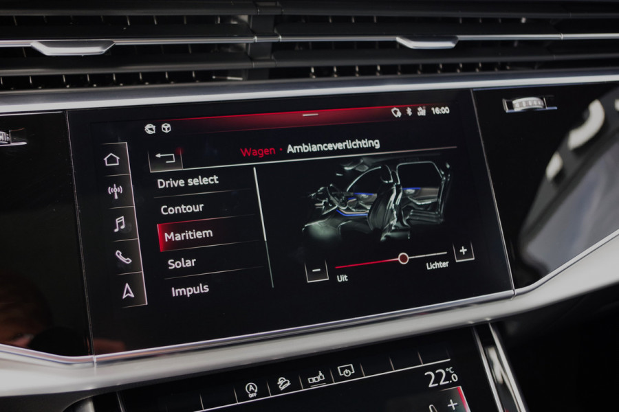 Audi SQ7 4.0 TDI Q7 435 K Quattro 7p, Panoramadak, Trekhaak, 4-Wielsturing, BOSE, Laser-LED, 22" LM