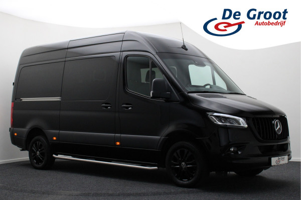 Mercedes-Benz Sprinter 317 CDI Aut. L2H2 DC 6-ZITS 2x Schuifdeur, Leer, Camera, Apple Carplay, Cruise, DAB, Trekhaak, 17''