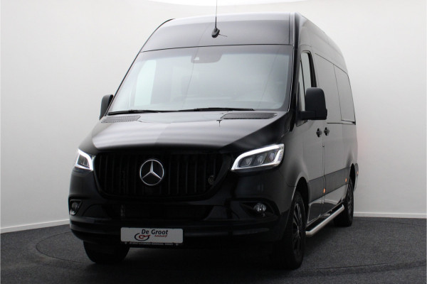 Mercedes-Benz Sprinter 317 CDI Aut. L2H2 DC 6-ZITS 2x Schuifdeur, Leer, Camera, Apple Carplay, Cruise, DAB, Trekhaak, 17''