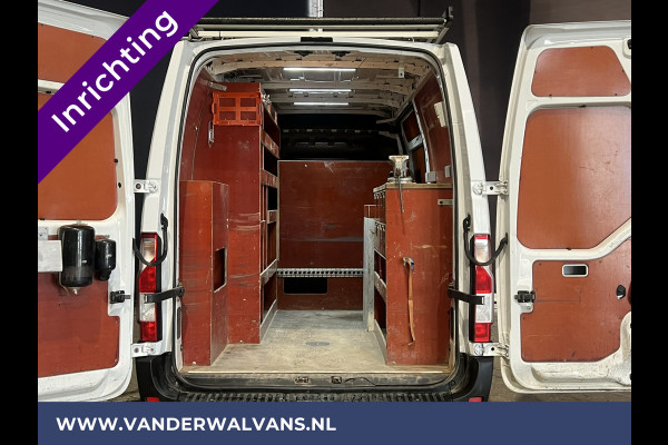 Opel Movano 2.3 CDTI BiTurbo 146pk L2H2 inrichting Euro6 Airco | 2500kg Trekhaak | Imperiaal | Omvormer | Camera Navigatie, Cruisecontrol, Parkeersensoren, Trap, Bijrijdersbank