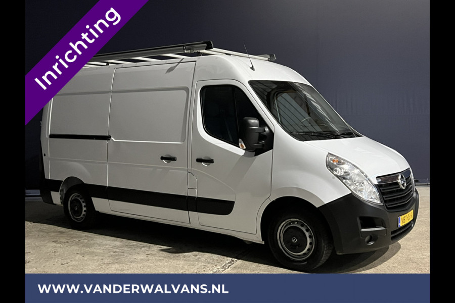 Opel Movano 2.3 CDTI BiTurbo 146pk L2H2 inrichting Euro6 Airco | 2500kg Trekhaak | Imperiaal | Omvormer | Camera Navigatie, Cruisecontrol, Parkeersensoren, Trap, Bijrijdersbank