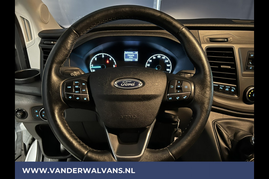 Ford Transit 2.0 TDCI 131pk L2H2 Euro6 Airco | Trekhaak | Imperiaal | Cruisecontrol LED, Trap, Parkeersensoren, Bijrijdersbank