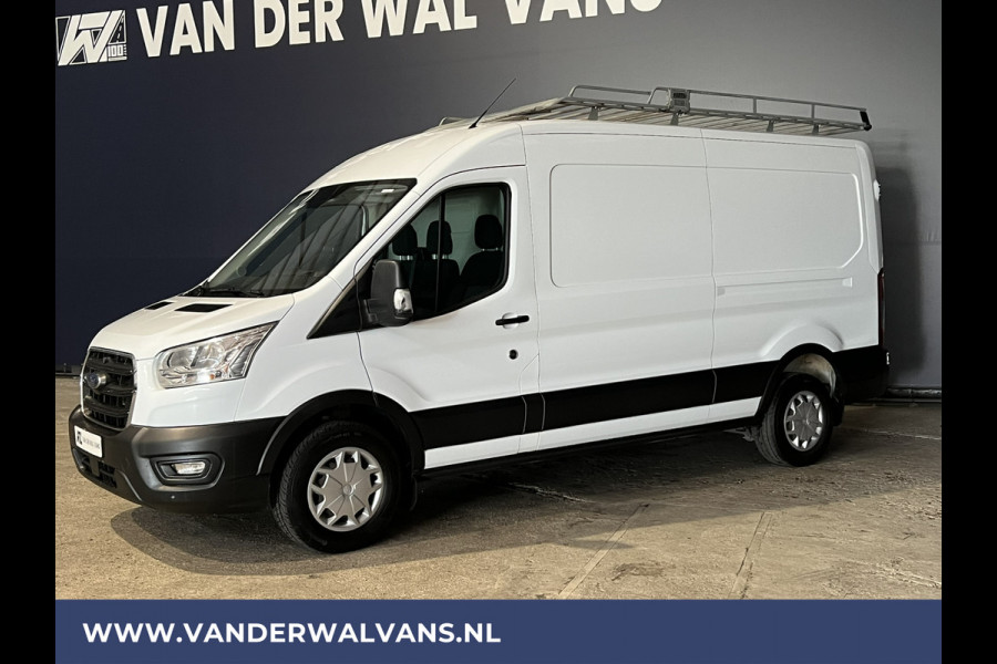 Ford Transit 2.0 TDCI 131pk L2H2 Euro6 Airco | Trekhaak | Imperiaal | Cruisecontrol LED, Trap, Parkeersensoren, Bijrijdersbank