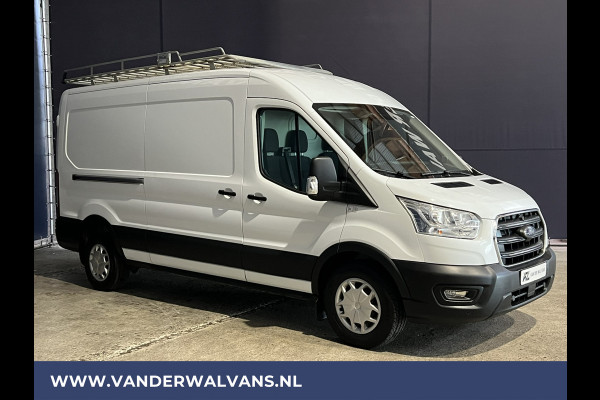 Ford Transit 2.0 TDCI 131pk L2H2 Euro6 Airco | Trekhaak | Imperiaal | Cruisecontrol LED, Trap, Parkeersensoren, Bijrijdersbank