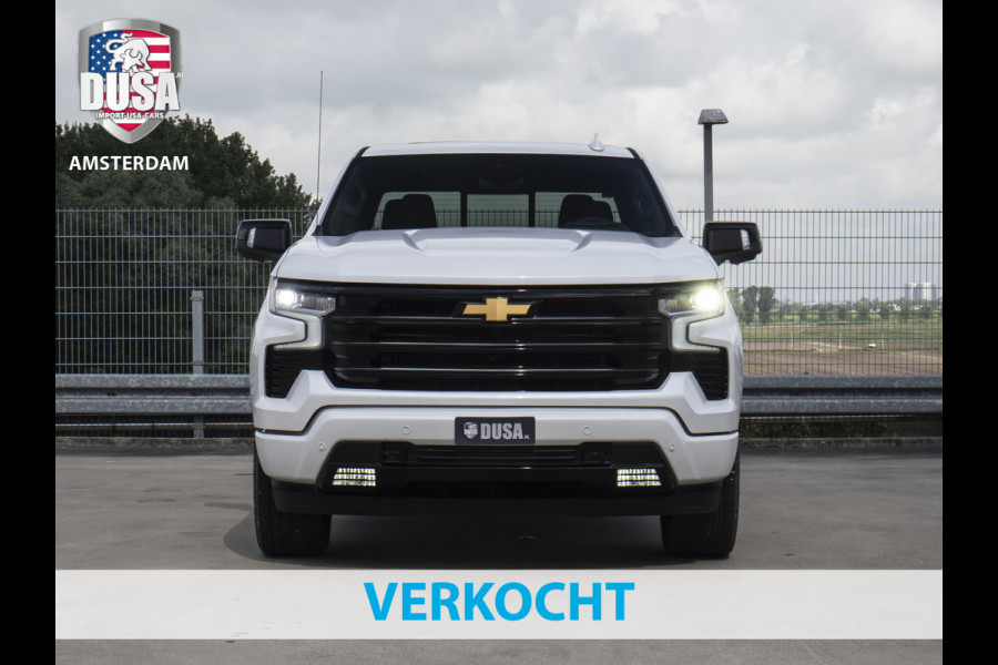 Chevrolet Silverado 1500 6.2 V8 High Country Black Ops Schuif kanteldak / Leder / White Metallic