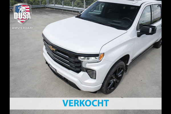 Chevrolet Silverado 1500 6.2 V8 High Country Black Ops Schuif kanteldak / Leder / White Metallic