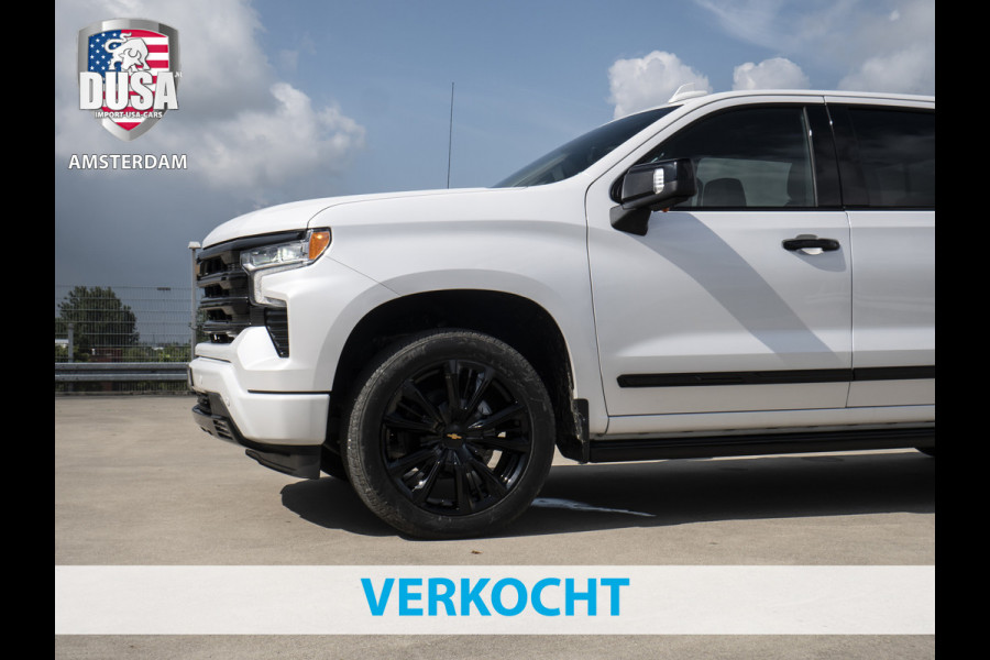 Chevrolet Silverado 1500 6.2 V8 High Country Black Ops Schuif kanteldak / Leder / White Metallic