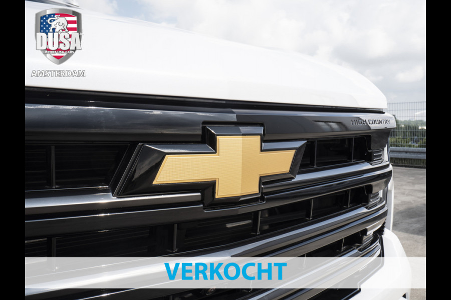 Chevrolet Silverado 1500 6.2 V8 High Country Black Ops Schuif kanteldak / Leder / White Metallic