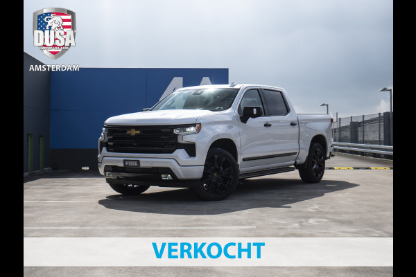 Chevrolet Silverado 1500 6.2 V8 High Country Black Ops Schuif kanteldak / Leder / White Metallic