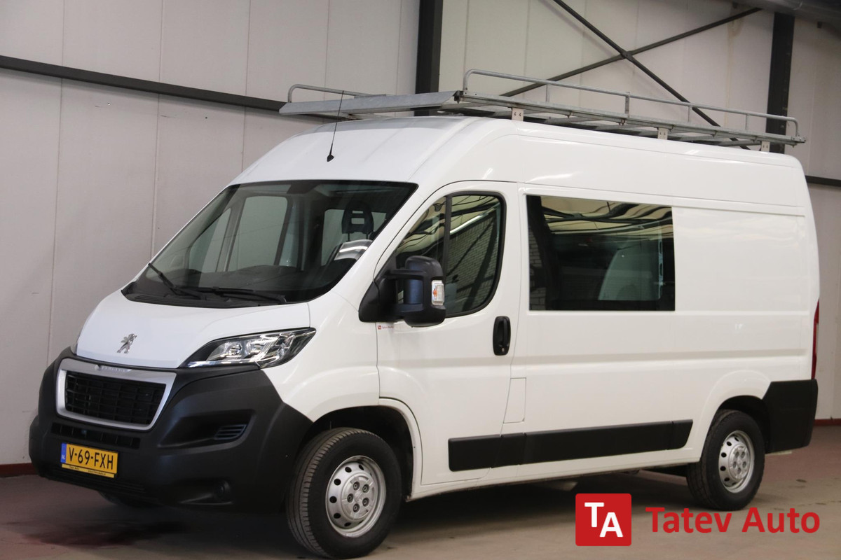 Peugeot Boxer L2H2 DUBBEL CABINE 7 personen met IMPERIAAL