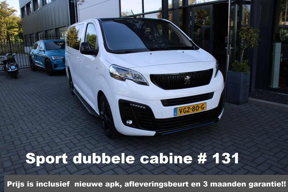 Peugeot Expert 2.0 BlueHDI 180 Long Sport Dubbele Cabine #131 luxe leder navi cruise