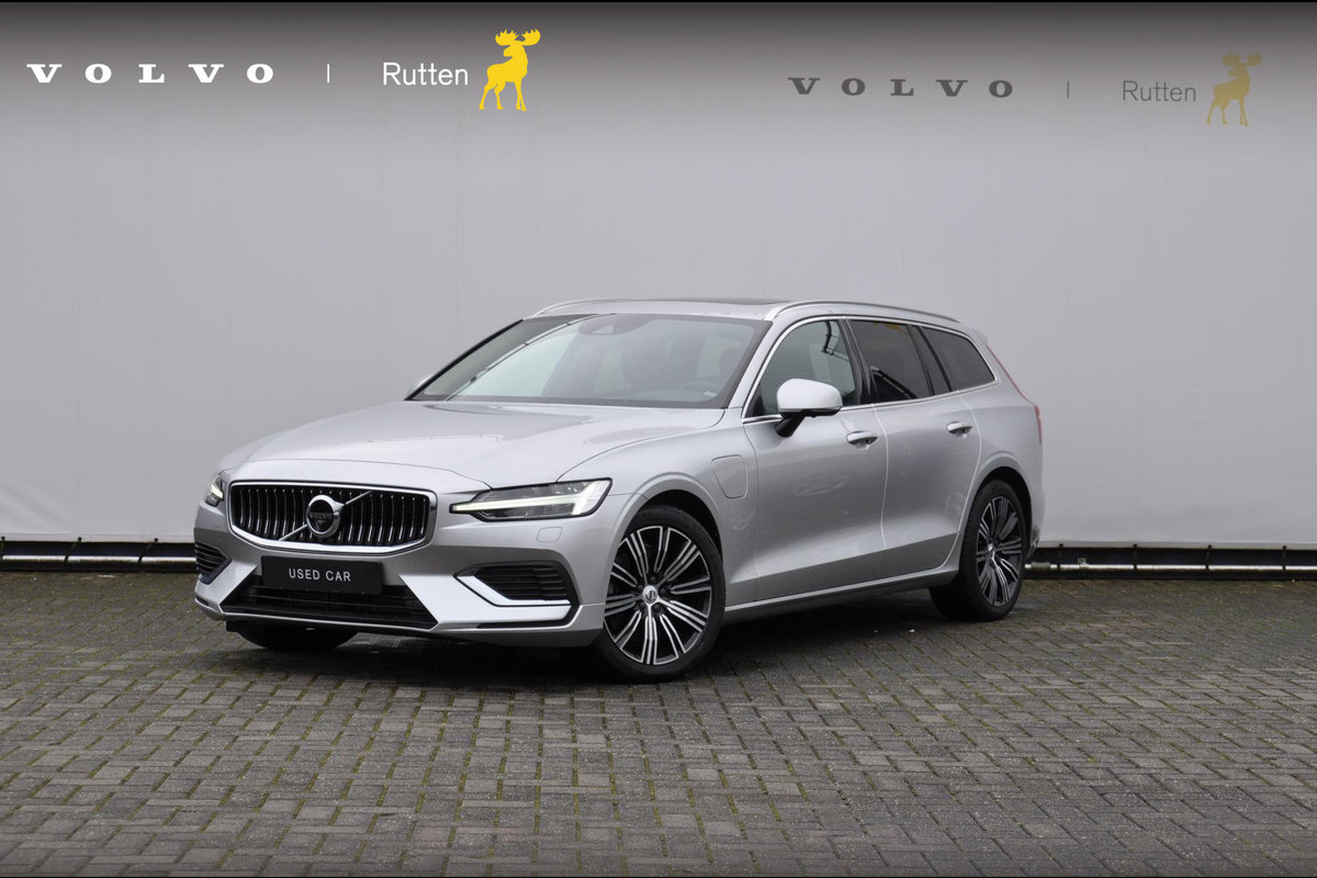 Volvo V60 T8 390PK Automaat Recharge AWD Inscription Elektrische achterklep/ BLIS/ Adaptieve cruise control/ 360 Camera/ Adaptieve koplampen/ Lederen bekleding/ Keyless entry/ Apple carplay/ Drive mode/ Stuurwiel en stoelverwarming/ Standkachel/ Pilot assist/ Panoramadak