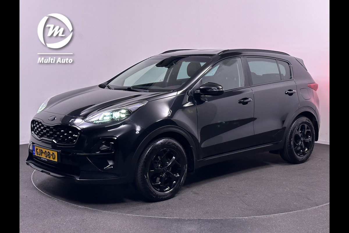 Kia Sportage 1.6 T-GDI Black Edition 177pk | Lederen Sportstoelen | Trekhaak Afneembaar | JBL Audio | Apple Carplay | Navigatie | Camera |