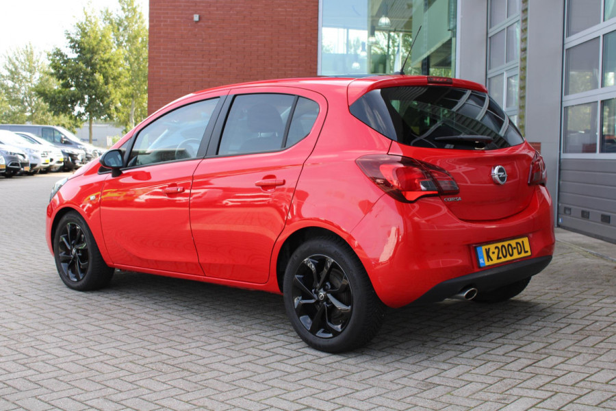 Opel Corsa 1.4 90 PK Online Edition Automaat | Cruise Control | Climate Control | Privacy Glass | Zwart Dak | Lichtmetalen Velgen