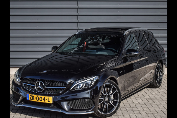 Mercedes-Benz C-Klasse Estate 450 AMG 4MATIC | PANORAMADAK | CAMERA | SPORTSTOELEN | LED | NIGHT PACK | HEAD UP | BLIS | TREKHAAK