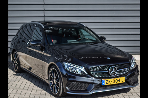 Mercedes-Benz C-Klasse Estate 450 AMG 4MATIC | PANORAMADAK | CAMERA | SPORTSTOELEN | LED | NIGHT PACK | HEAD UP | BLIS | TREKHAAK