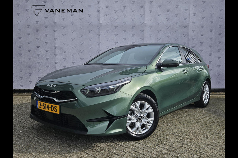 Kia Ceed 1.0 T-GDi DynamicPlusLine | Camera | Navi | H-Leder | Key-Less | Stuur-/Stoelverwarming | Clima | Apple CarPlay/Android Auto | 16" Velgen | PDC | Cruise | LED |