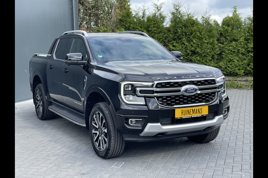 Ford Ranger 3.0 V6 TD 240 PK AUT / PLATINUM / 4x4 / B&O / 4 JAAR FABRIEKSGARANTIE / LEDER / CAMERA / TREKHAAK / 3500 KG AHG