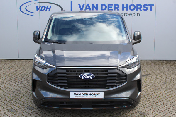 Ford Transit Custom 320 2.0-170pk TDCI L2H1 Limited AUTOMAAT ! Ervaar deze nieuwe Ford Transit Custom automaat bij Autobedrijf Van der Horst in Leeuwarden ! Airco, navigatie bij Apple/Android, telefoonvoorb., stoel-, stuur-, spiegel- en voorraamverw., metallic lak, dubbele schuifdeur, LM wielen