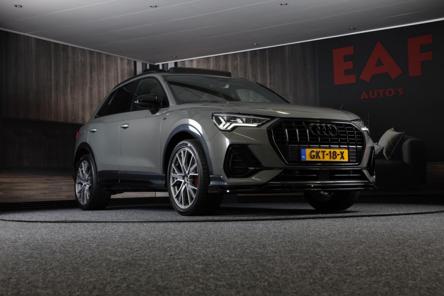 Audi Q3 35 TFSI Edition One / AUT / ACC / Virtual Cockpit / Lane Assist / Dode Hoek / Leder / Navi / Ecc / Led / Open Panoramadak