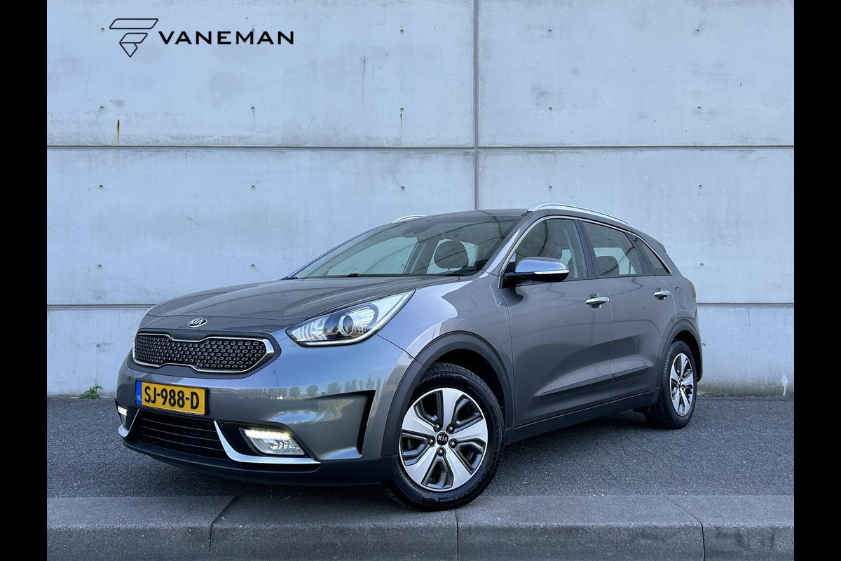 Kia Niro 1.6 GDi Hybrid DynamicLine Automaat | Trekhaak | Camera | Navi | H-Leder | Clima | 16” Velgen | Apple CarPlay/Android Auto | PDC | Cruise | LED |