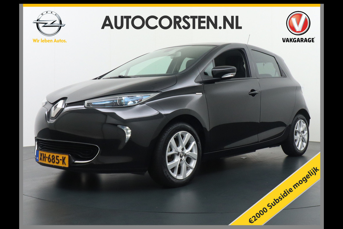 Renault ZOE €10.440,- na Subsidie R110 Limited 41 kWh EIGEN ACCU ! Ecc Navi Camera PDC R-link Multimedia Cruise.C Elec. Ramen en Spiegels LM Dealer Onderhouden Orig.NL Auto Grote actieradius !