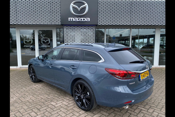 Mazda 6 Sportbreak 2.0 SkyActiv-G 165 Business Sportive Automaat | Fabrieksgarantie tot 2029! | Adaptive Cruise | Leder |