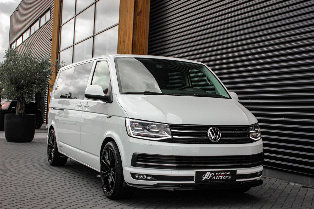 Volkswagen Transporter 2.0 TDI L2H1 DC 204PK JB-EDTION / LEDEREN BEKLEDING / TREKHAAK / APPLE CARPLAY / AIRCO / NIEUWSTAAT / FULL