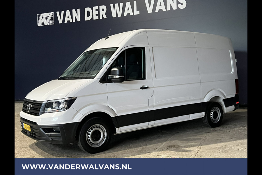 Volkswagen Crafter 2.0 TDI 141pk L3H3 L2H2 Euro6 Airco | Navigatie | 3000kg Trekhaak | Apple Carplay Android Auto, Cruisecontrol, Parkeersensoren, Bijrijdersbank