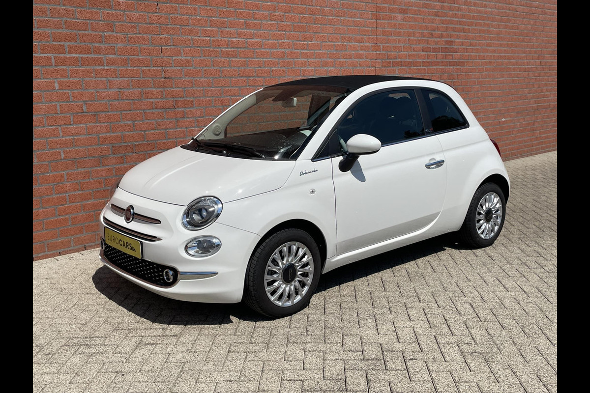 Fiat 500C 1.0 Hybrid 69pk Dolcevita | Navigatie | Apple Carplay/Android Auto | Parkeersensor achter | Cruise Control | Climate Control