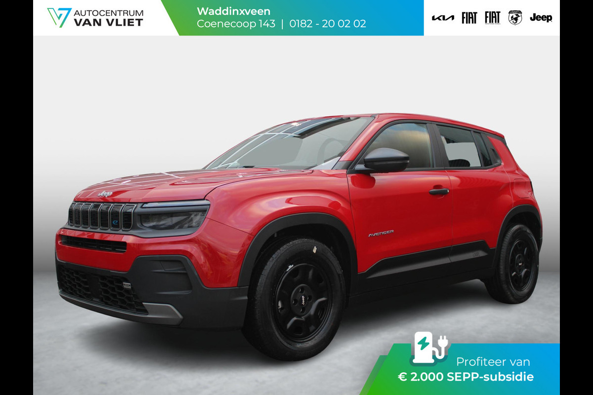 Jeep Avenger 54kWh | Uit voorraad leverbaar | Subsidie € 2.000,- *