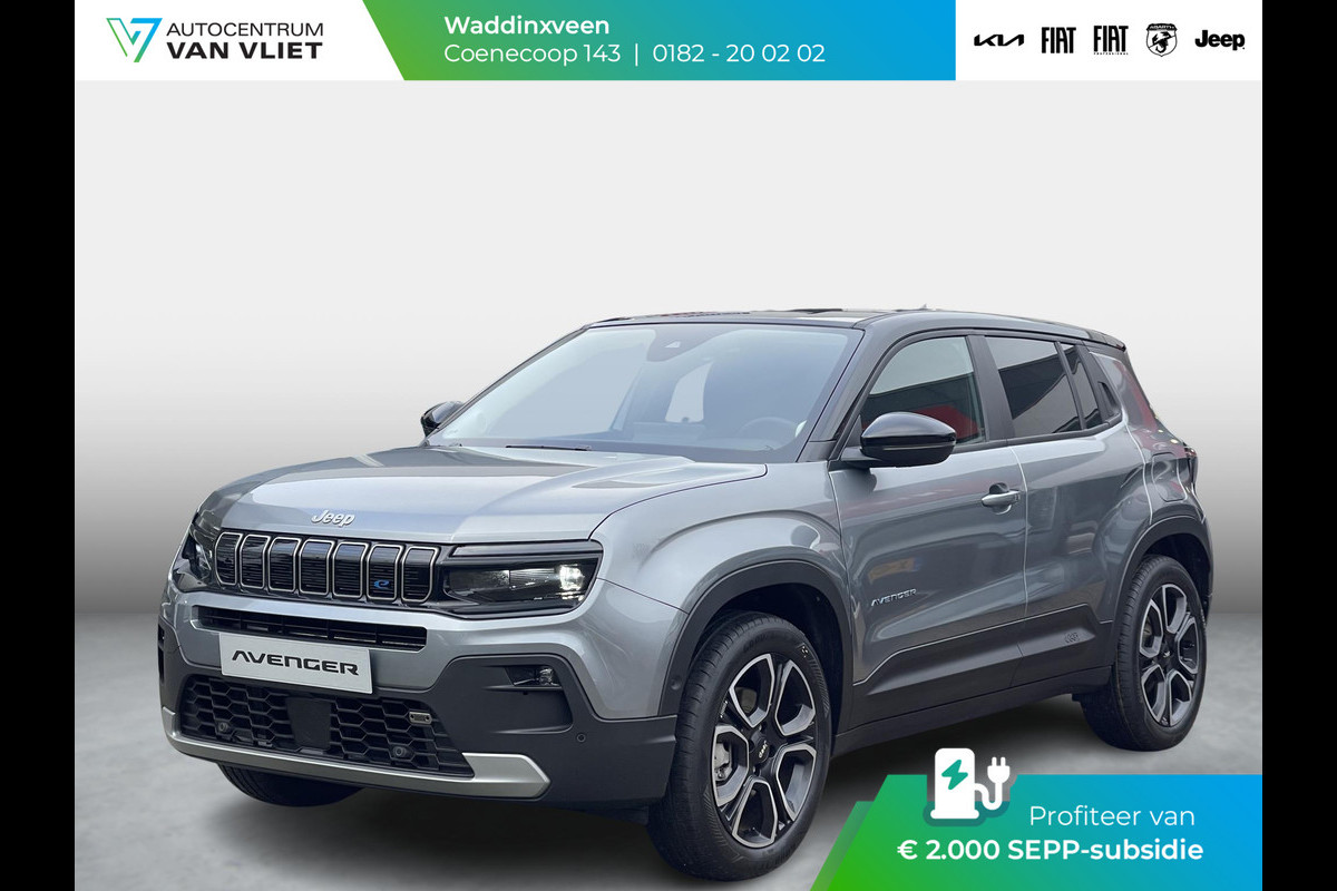 Jeep Avenger Summit 54 kWh | Apple Carplay | Two-tone metallic | Climate control | Subsidie € 2.000,- *