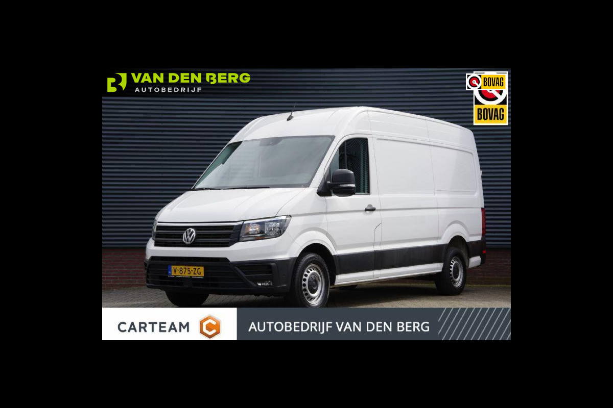 Volkswagen Crafter 35 2.0 TDI L3H3(L2H2) 140PK AUT. CAMERA, NAVI, CRUISE, DAB, TREKHAAK, AIRCO, PARKEERSENSOREN, APPLE CARPLAY, NL AUTO, NAP