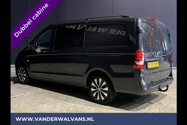 Mercedes-Benz Vito 116 CDI 163pk Automaat L2H1 Dubbele Cabine Euro6 Fabrieksgarantie Airco | 5-Zits Cruisecontrol, Parkeersensoren V+A, LMV, LED, Apple Carplay & Android Auto, Trekhaak, Camera