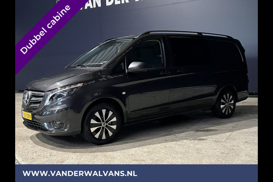 Mercedes-Benz Vito 116 CDI 163pk Automaat L2H1 Dubbele Cabine Euro6 Fabrieksgarantie Airco | 5-Zits Cruisecontrol, Parkeersensoren V+A, LMV, LED, Apple Carplay & Android Auto, Trekhaak, Camera