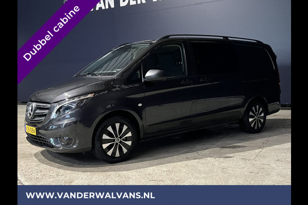 Mercedes-Benz Vito 116 CDI 163pk Automaat L2H1 Dubbele Cabine Euro6 Fabrieksgarantie Airco | 5-Zits Cruisecontrol, Parkeersensoren V+A, LMV, LED, Apple Carplay & Android Auto, Trekhaak, Camera