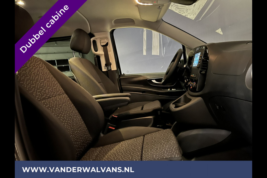 Mercedes-Benz Vito 116 CDI 163pk Automaat L2H1 Dubbele Cabine Euro6 Fabrieksgarantie Airco | 5-Zits Cruisecontrol, Parkeersensoren V+A, LMV, LED, Apple Carplay & Android Auto, Trekhaak, Camera