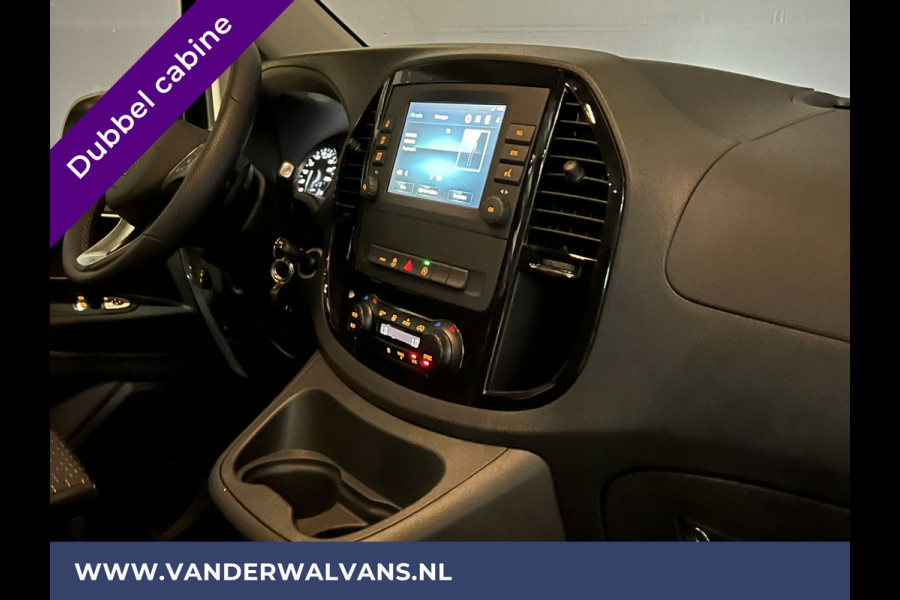 Mercedes-Benz Vito 116 CDI 163pk Automaat L2H1 Dubbele Cabine Euro6 Fabrieksgarantie Airco | 5-Zits Cruisecontrol, Parkeersensoren V+A, LMV, LED, Apple Carplay & Android Auto, Trekhaak, Camera