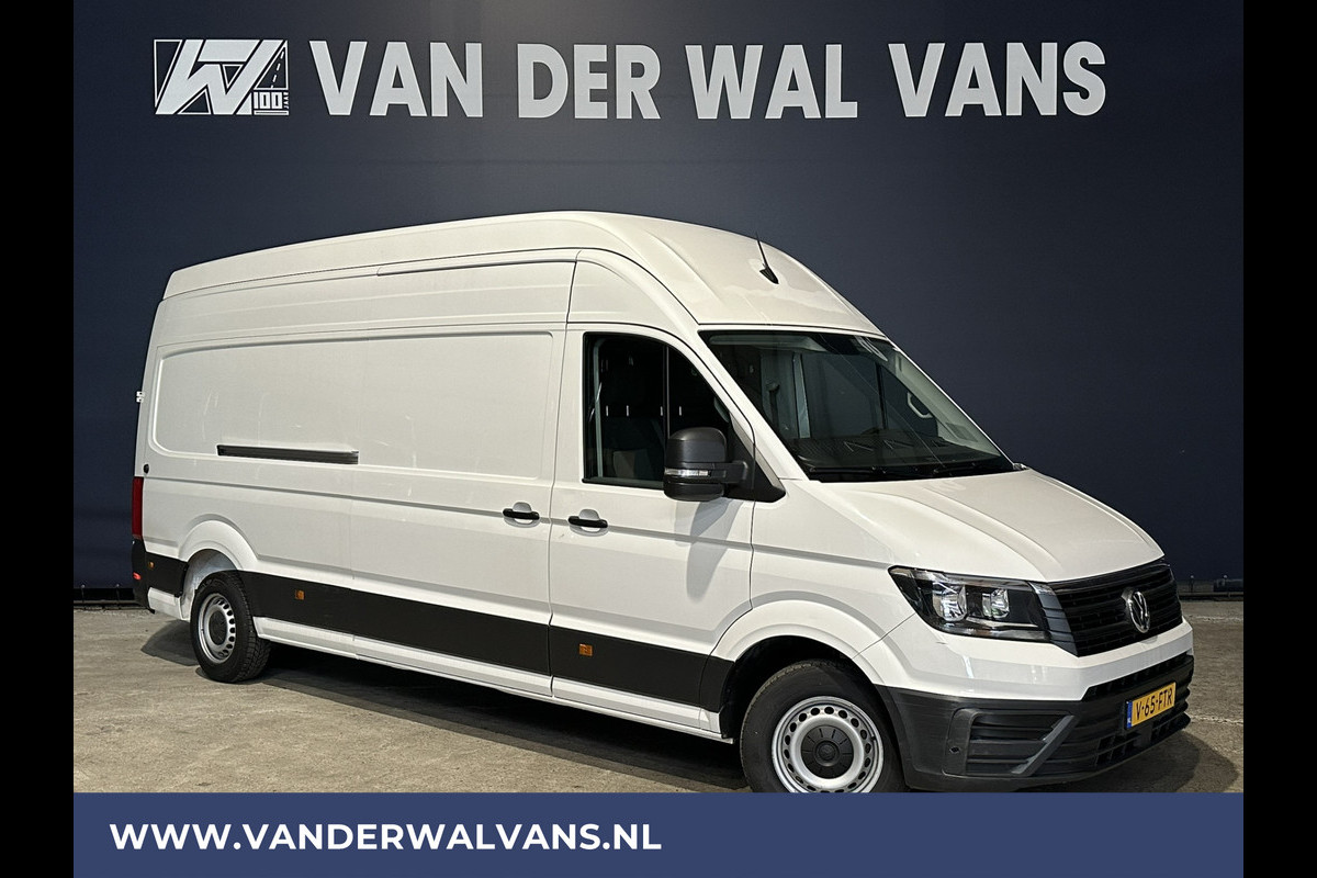 Volkswagen Crafter 2.0 TDI 140pk L4H4 L3H3 Hoog dak Euro6 Airco | 2x Zijdeur | Camera | Apple Carplay android auto, bijrijdersbank